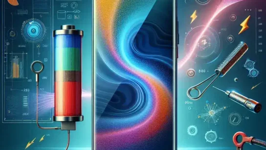 "Smartphone Oppo Find X8 Ultra showcasing 5000 mAh battery and 100W fast charging capabilities, highlighting its advanced features for long-lasting performance - detailed review image."