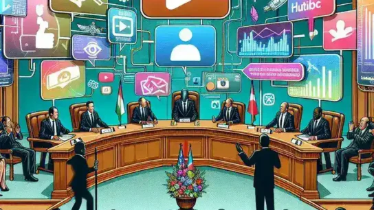 "Donald Trump discussing the future of TikTok in the US during a press conference, highlighting potential regulatory changes and impacts on the app's operations."