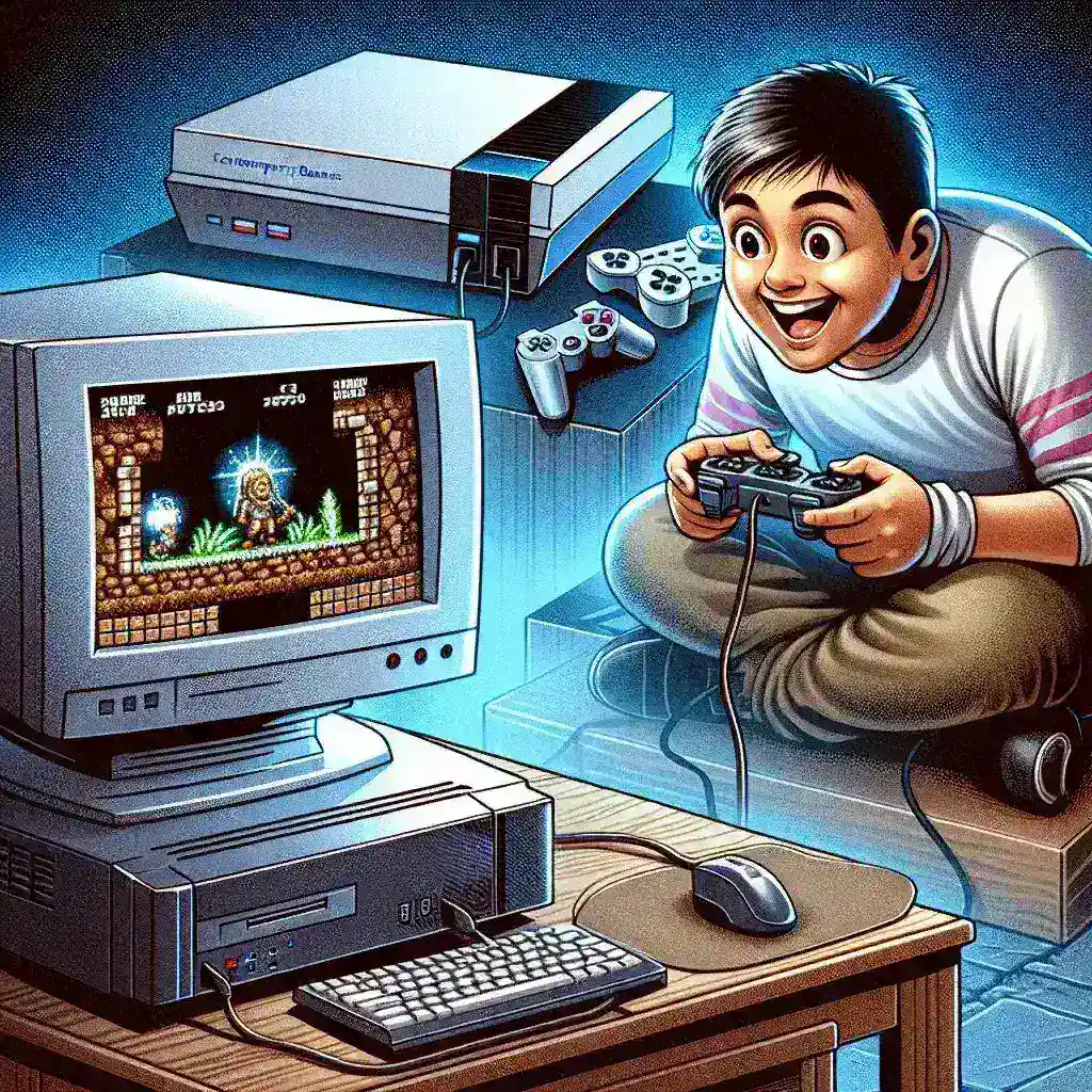 "Gamers PC menikmati pengalaman bermain game retro di komputer mereka, menunjukkan preferensi untuk game lawas dibandingkan game baru dalam artikel tentang tren gaming terkini."